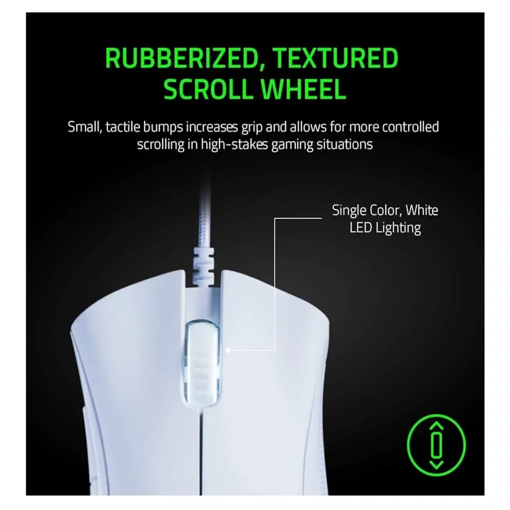 Razer DeathAdder Essential White Mouse. NIB